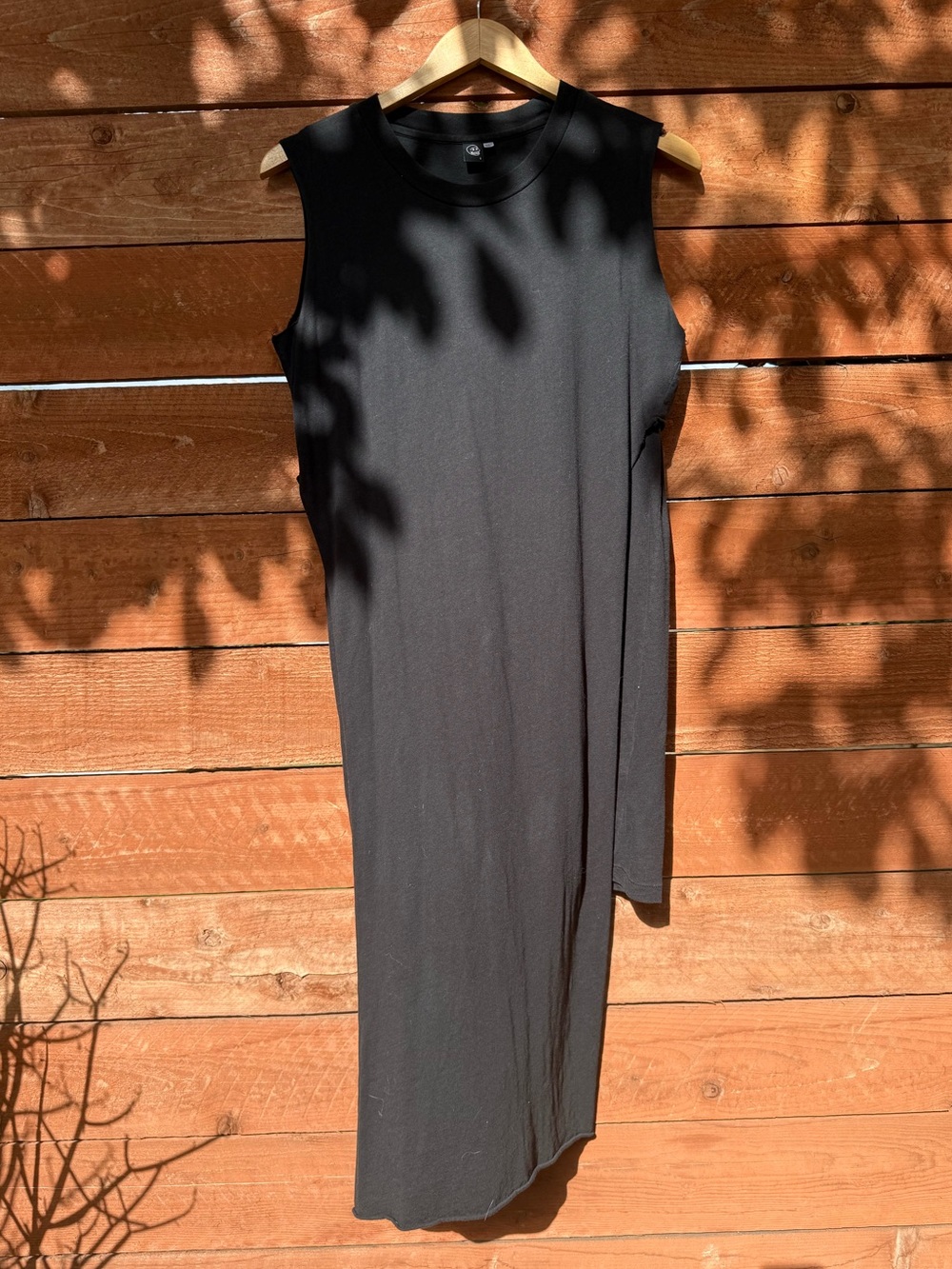 Cheap Monday Black Column Double T-shirt Dress